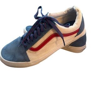 Vans Blue and Red Men's Sneakers